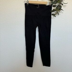 SPANX- Black Seamless Shaping Leggings Size L
